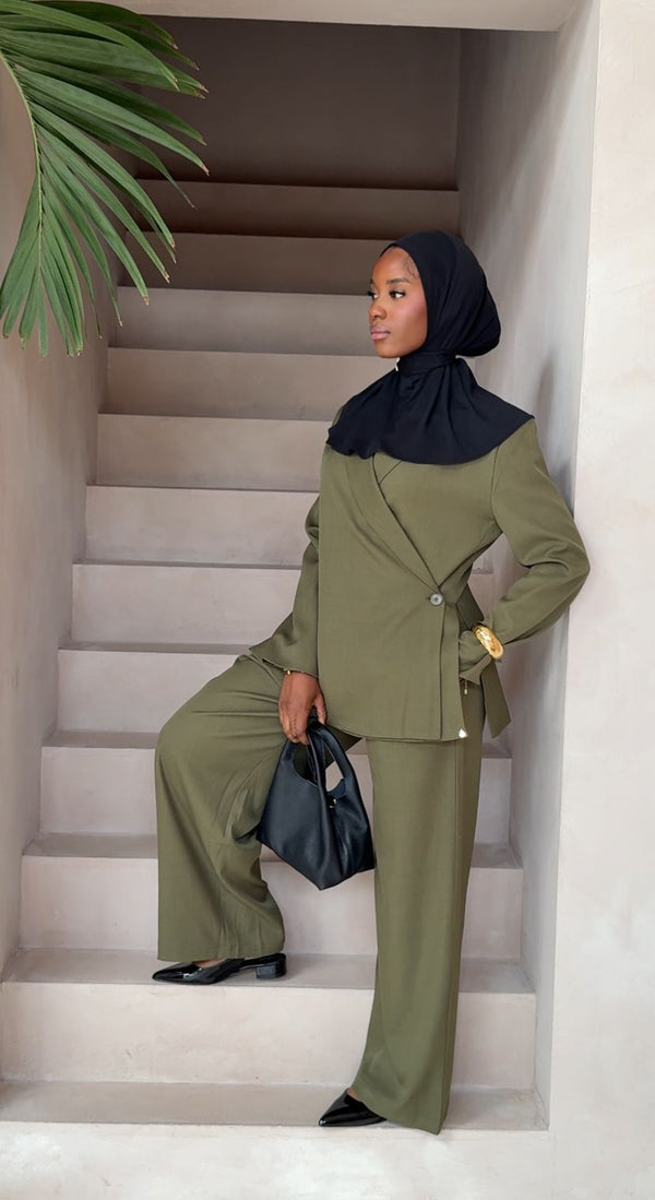 ELLA BLAZER GREEN