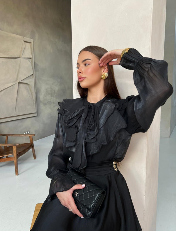 SANA BLOUSE BLACK