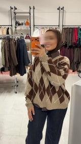 LUNA SWEATER BROWN