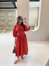 Sacha Kleid rot