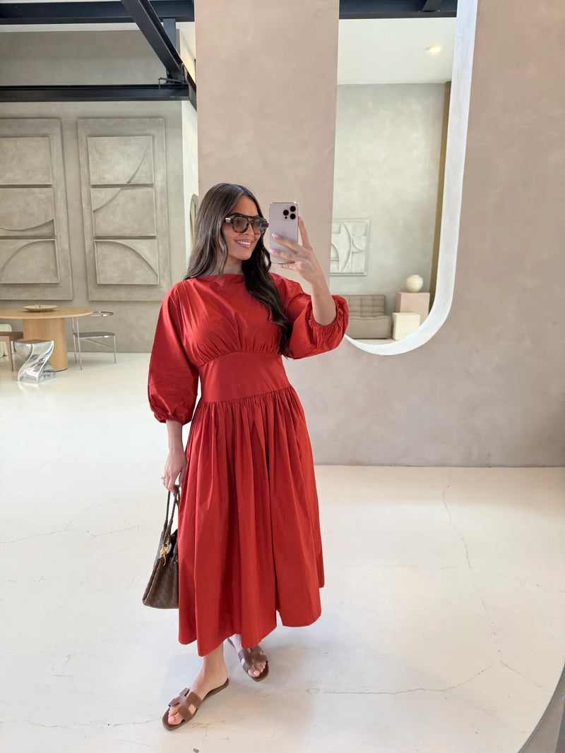 Sacha Kleid rot