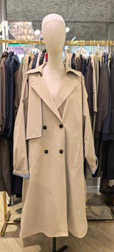 KARA EXTRA OVERSIZED TRENCHCOAT BEIGE