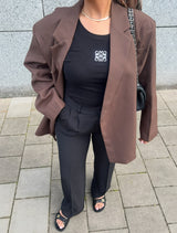 DAD OVERSIZED BLAZER BROWN