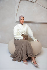 TALIA SKIRT TAUPE