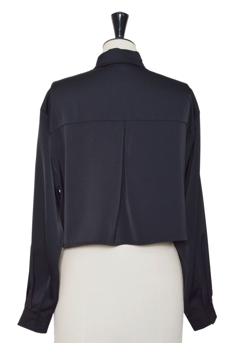 BOW BLOUSE BLACK