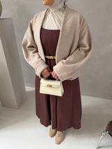 KELLY DRESS AUBERGINE