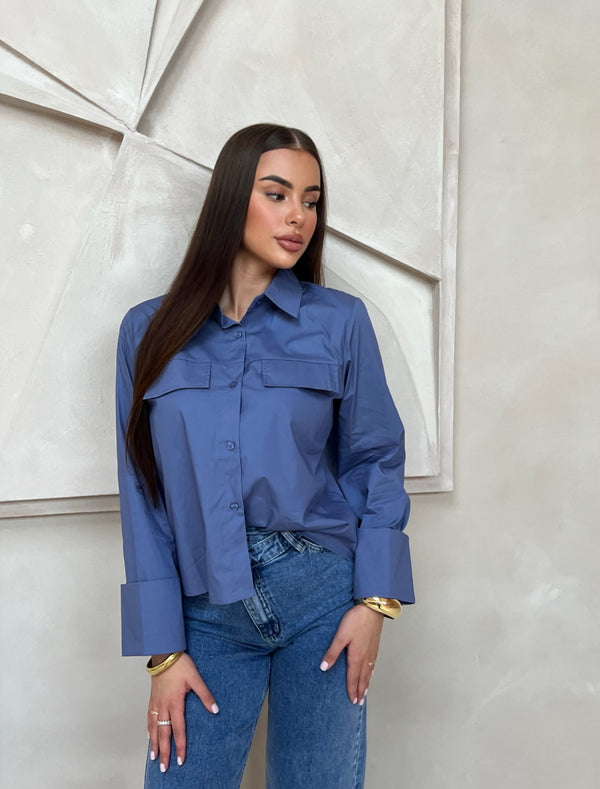 LAMIS BLOUSE BLUE