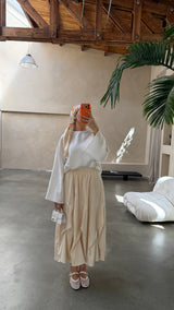 ELIA SKIRT BEIGE