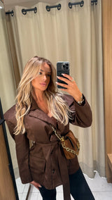 SUEDE BLAZER BROWN