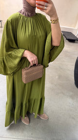 LINDA DRESS GREEN
