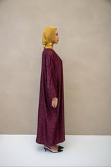 EVA OVERSIZED ABAYA BORDEAUX