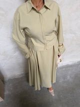 SKIRT & FITTED TOP SET GREEN