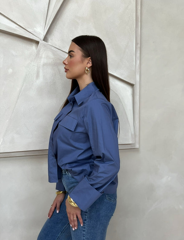 LAMIS BLOUSE BLUE
