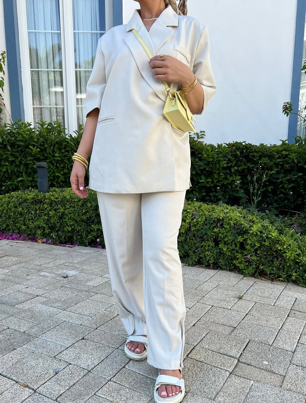 MADDY PANTALON LIGHT BEIGE