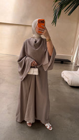 Daya abaya taupe