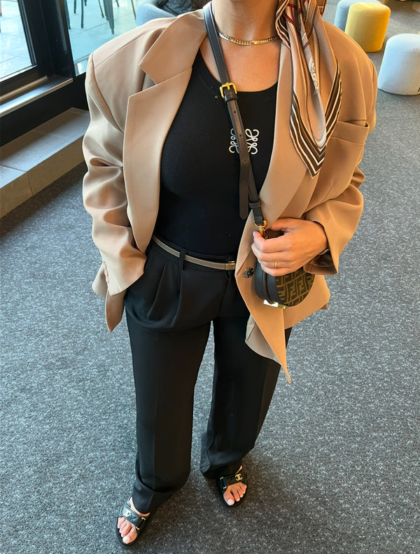 DAD OVERSIZED BLAZER CAMEL