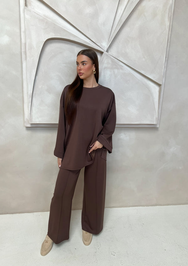 MONA TWO PIECE BROWN