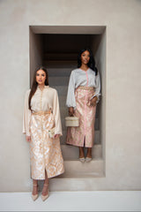 FLORA CAFTAN SET ROSE