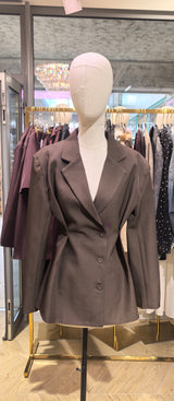 MELIS BLAZER BROWN