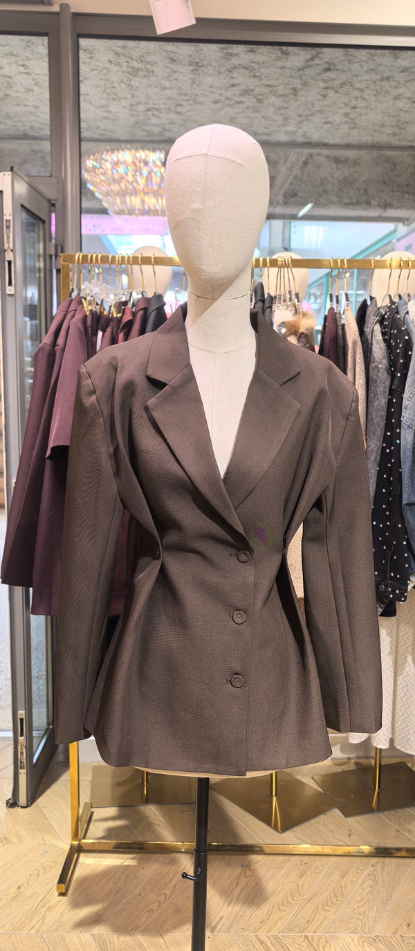 MELIS BLAZER BROWN
