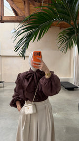LEYA SKIRT BEIGE
