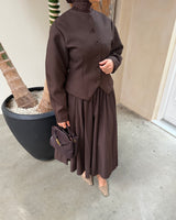 EZIA BLAZER BROWN