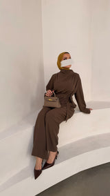 AMALIA TWO PIECE BROWN