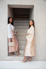 FLORA CAFTAN SET ROSE