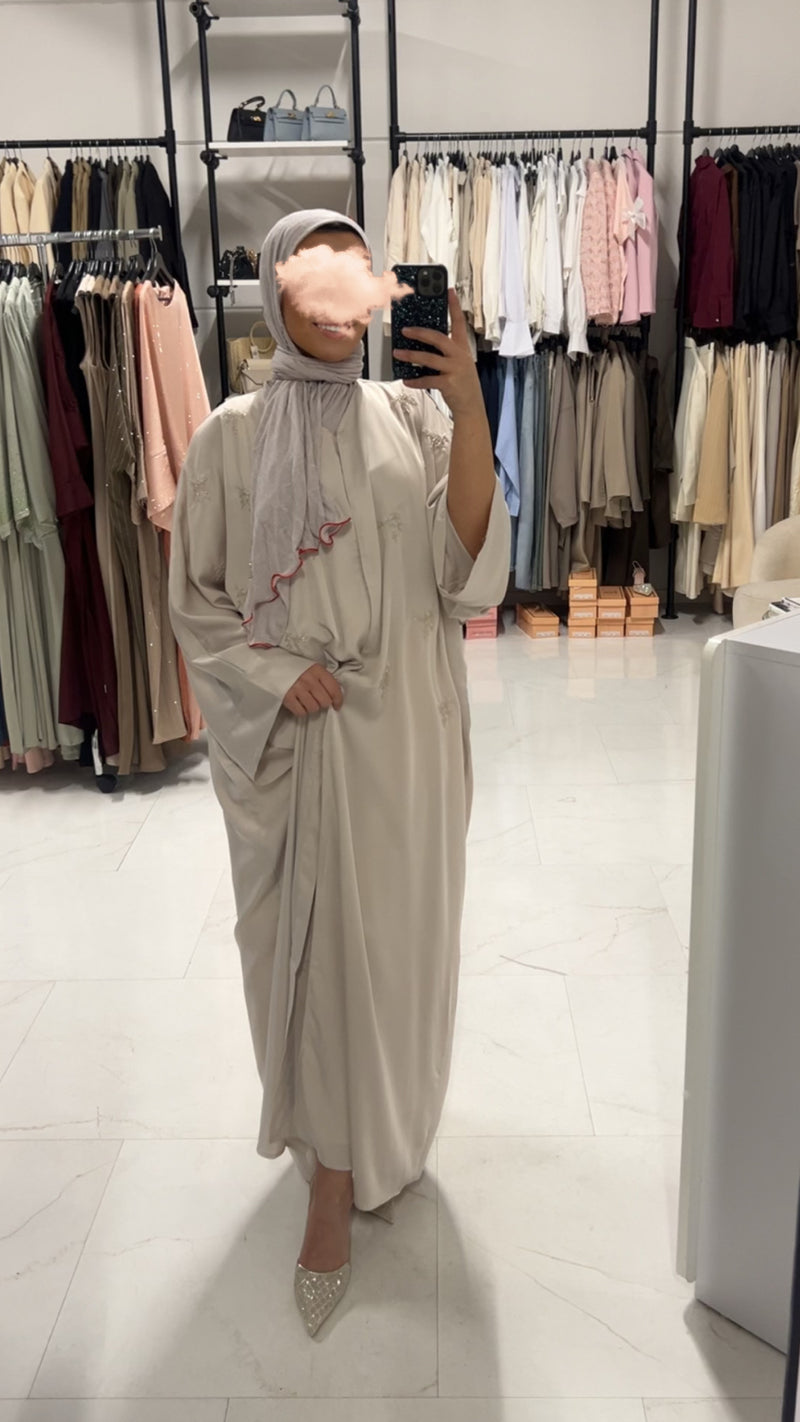 ABAYA KIM BEIGE (JD327)