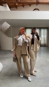 SHORT TRENCH CAPE CAMEL
