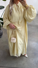LIVIA OVERSIZED ABAYA YELLOW