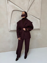 LANA OVERSIZED BLAZER BORDEAUX