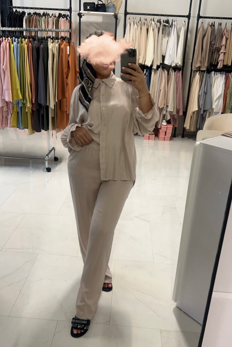 ELISA TWINSET BEIGE