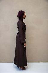 ILONA DRESS BROWN