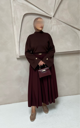 LAYA SKIRT BORDEAUX