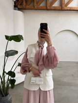 AMALIA GILET ECRU