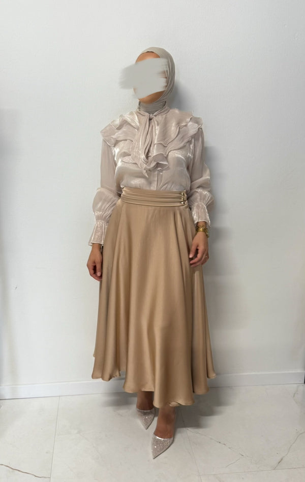 LARA SKIRT CHAMPAGNE