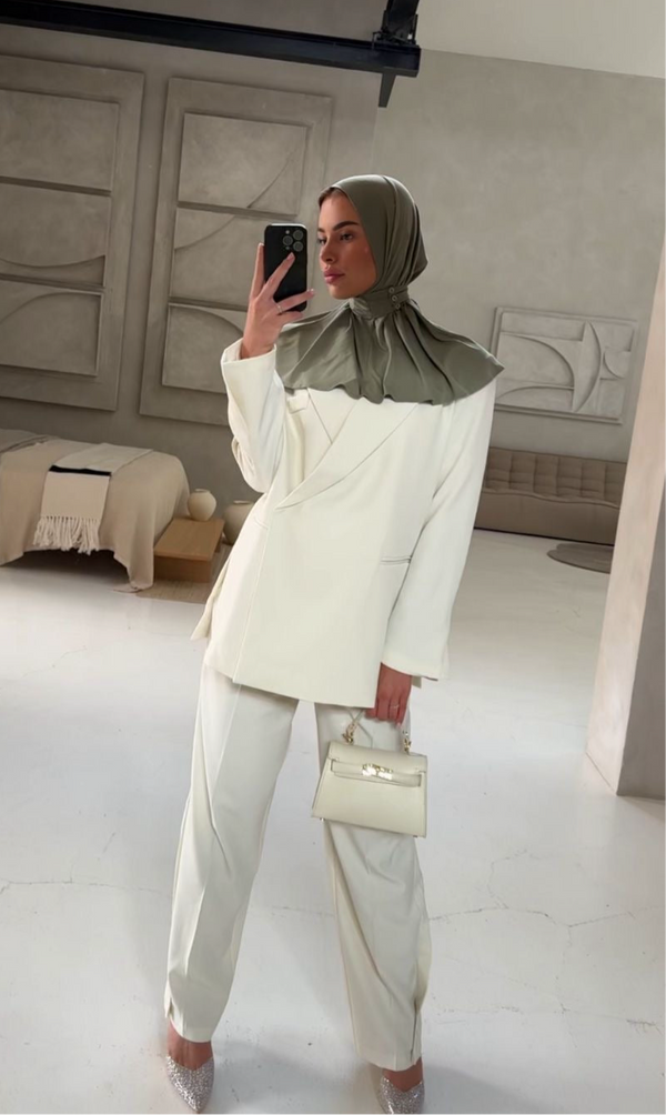 SANDRA BLAZER ECRU