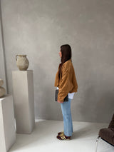 LANA BOMBER JACKET CAMEL