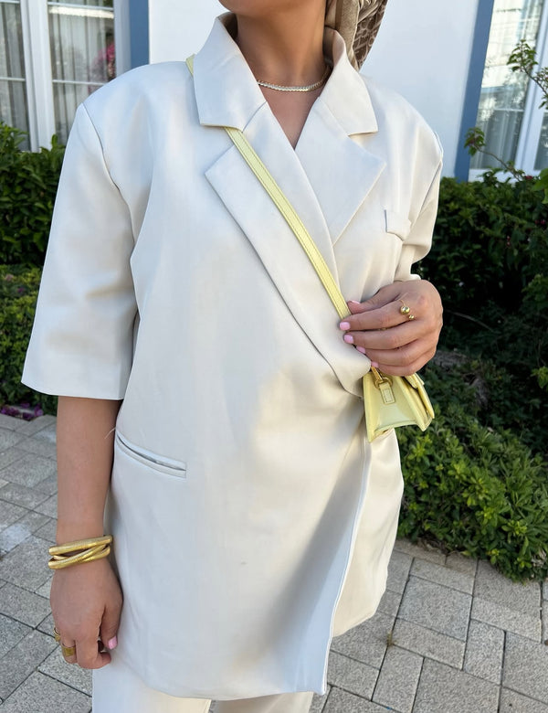 MADDY OVERSIZED BLAZER LIGHT BEIGE