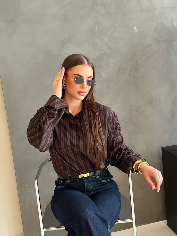 AMBRE BLOUSE BROWN