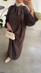 FARAH DRESS CHOCO