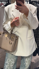 SANDRA BLAZER ECRU