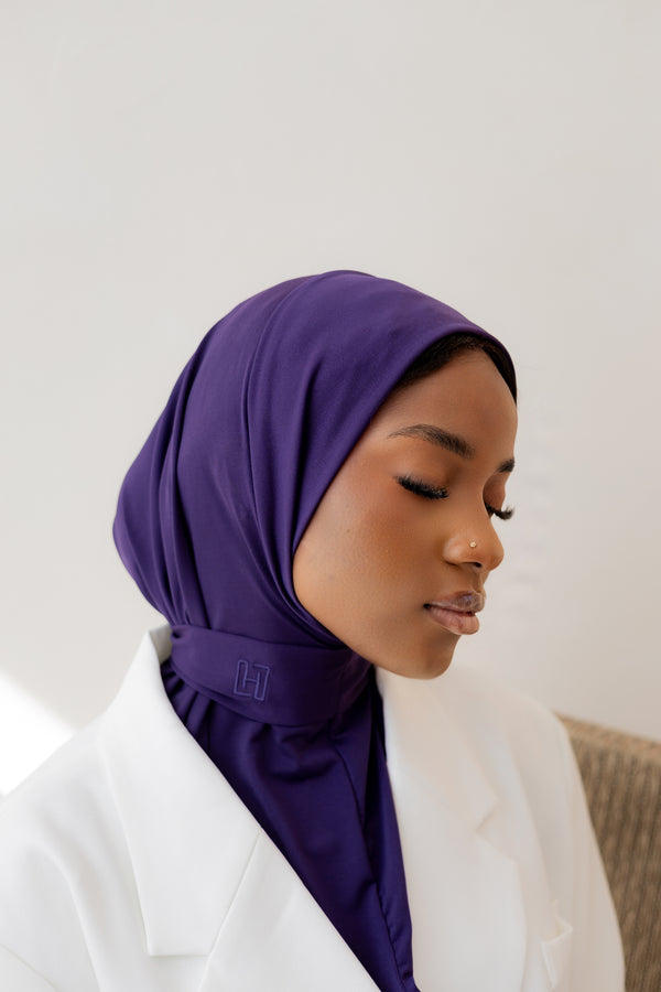 Instant Scarf Royal Plum