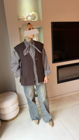 OVERSIZED BOW BLOUSE