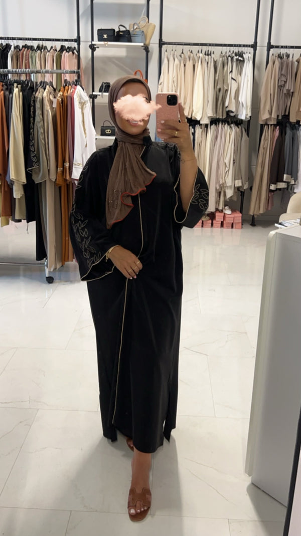 ARIA OVERSIZED ABAYA BLACK