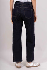 LAJOLY MOM JEANS DARK BLUE
