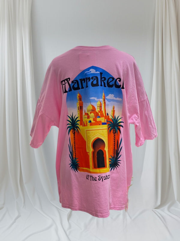 OVERSIZED T-shirt Marrakech Pink