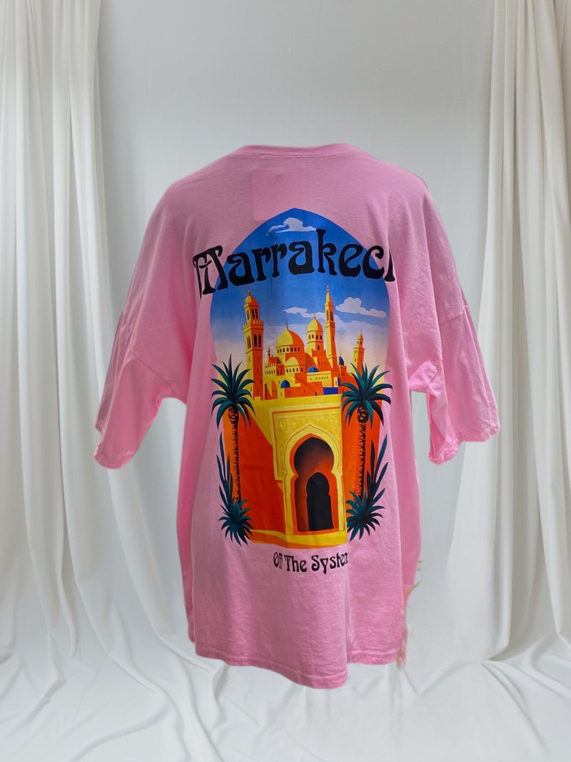 OVERSIZED T-shirt Marrakech Pink