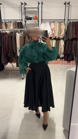 GIGI BLOUSE GREEN